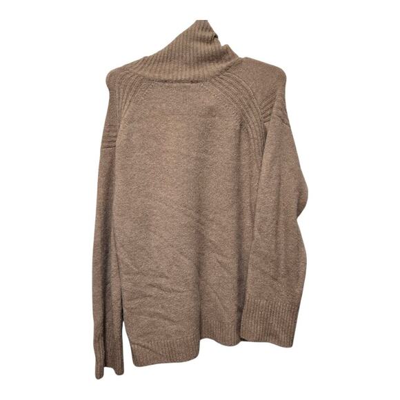J.Crew Wool Alpaca Blend Turtleneck Sweater Tan Size Small - Picture 2 of 7